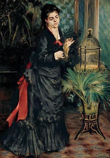 Pierre-Auguste Renoir Woman with a Parrot Sweden oil painting art